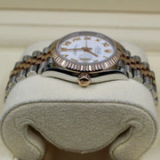 2020 ROLEX DATEJUST 31MM EVEROSE & OYSTERSTEEL WHITE DIAL SUPER JUBLIEE 278271 - WatchCraze.com.au
