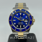 2022 ROLEX SUBMARINER DATE TWO TONE ‘BLUESY’ 41MM 126613LB - WatchCraze.com.au