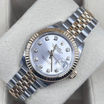 2023 ROLEX LADY-DATEJUST SILVER DIAL DIAMOND MARKERS 28MM 279173 - WatchCraze.com.au