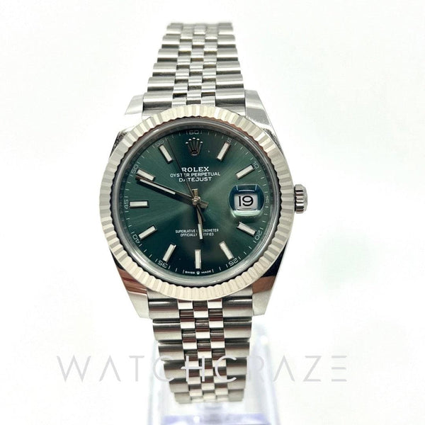 2022 ROLEX DATEJUST MINT DIAL 41MM 126334 - WatchCraze.com.au