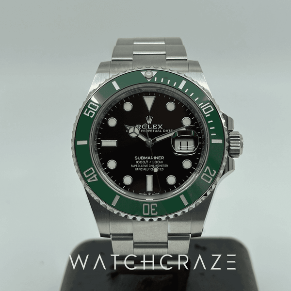 2023 ROLEX SUBMARINER DATE BLACK DIAL ‘STARBUCKS’ 41MM 126610LV - WatchCraze.com.au
