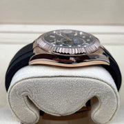 2022 ROLEX SKYDWELLER EVEROSE OYSTERFLEX 326235 42MM - WatchCraze.com.au