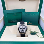 2022 ROLEX COSMOGRAPH DAYTONA OYSTERFLEX 40MM WHITE GOLD SILVER PANDA 116519LN - WatchCraze.com.au