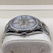 2022 ROLEX DATEJUST 36MM OYSTERSTEEL, WHITE GOLD & DIAMONDS 126284RBR - WatchCraze.com.au