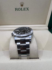 2019 ROLEX SKY-DWELLER BLACK DIAL 326934 - WatchCraze.com.au