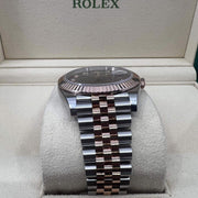 2020 ROLEX DATEJUST CHOCOLATE DIAL DIAMOND MARKERS 41MM 126331 - WatchCraze.com.au