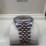 2020 ROLEX DATEJUST CHOCOLATE DIAL DIAMOND MARKERS 41MM 126331 - WatchCraze.com.au