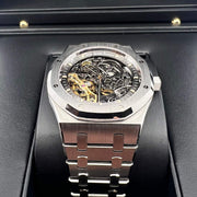 2020 AUDEMARS PIGUET ROYAL OAK DOUBLE BALANCE WHEEL OPENWORKED 41MM 15407ST.OO.1220ST.01 - WatchCraze.com.au