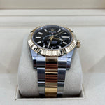 2022 ROLEX SKYDWELLER YELLOW GOLD & OYSTERSTEEL 42MM 326933 RX8 STICKERS - WatchCraze.com.au