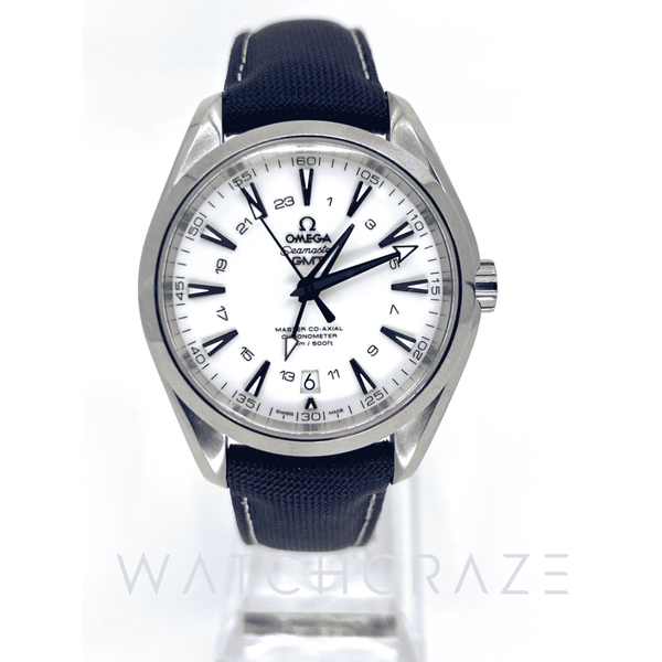 2015 OMEGA SEA-MASTER AQUA TERRA GMT MODEL:23192432204001 - WatchCraze.com.au