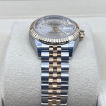 2023 ROLEX LADY-DATEJUST SILVER DIAL DIAMOND MARKERS 28MM 279173 - WatchCraze.com.au