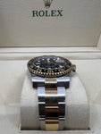2015 ROLEX GMT MASTER 2 YELLOW GOLD STEEL GMT II 11673LN - WatchCraze.com.au