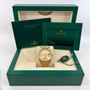 2022 ROLEX DAYDATE 40MM BAGUETTE DIAMOND MARKERS 228238 - WatchCraze.com.au
