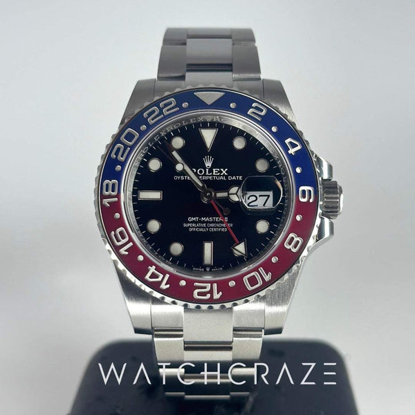 2022 ROLEX GMT MASTER II ‘PEPSI’  40MM 1267BLRO - WatchCraze.com.au