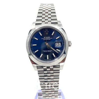 2022 ROLEX DATEJUST BLUE DIAL 41MM 126300 - WatchCraze.com.au