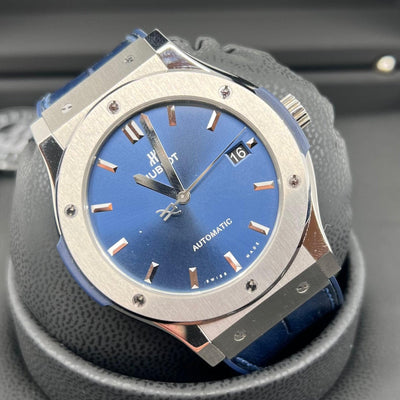 2021 HUBLOT CLASSIC FUSION (BLUE DIAL) 511.NX.7170.LR 45MM - WatchCraze.com.au