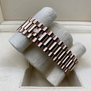 2021 ROLEX DAYDATE EVEROSE CHOCOLATE MOTIF DIAL 40MM 228235 - WatchCraze.com.au