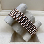 2021 ROLEX DAYDATE EVEROSE CHOCOLATE MOTIF DIAL 40MM 228235 - WatchCraze.com.au