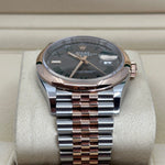 2022 ROLEX DATEJUST TWO TONE WIMBLEDON DIAL 36MM 126201