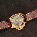 LUMINOR PANERAI PAM289 GMT ROSE GOLD 2012 - WatchCraze.com.au