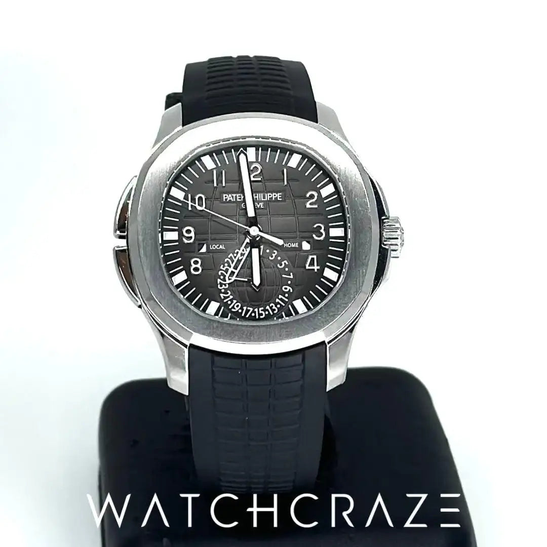 2022 PATEK PHILIPPE AQUANAUT TRAVEL TIME 5164A STAINLESS STEEL