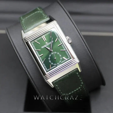 JAEGER LE-COULTRE REVERSO TRIBUTE SMALL SECONDS GREEN Q3978430 - WatchCraze.com.au