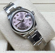 2022 ROLEX LADY DATEJUST 28MM PINK DIAL 279160 - WatchCraze.com.au