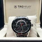 TAG HEUER CARERRA CALIBRE LAPTIMER LEATHER & STEEL BRACELETS - WatchCraze.com.au