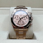 2021 ROLEX COSMOGRAPH DAYTONA EVEROSE DIAMOND BAGUETTE DIAL 40MM 116505 - WatchCraze.com.au