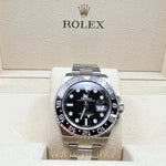 2018 ROLEX GMT II MASTER BLACK BEZEL 40MM 116710LN - WatchCraze.com.au