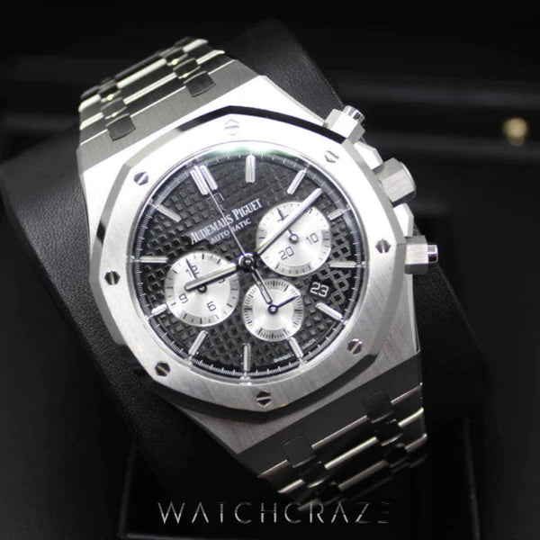 2020 AUDEMARS PIGUET ROYAL OAK CHRONOGRAPH BLACK DIAL 26331ST - WatchCraze.com.au