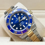 2022 ROLEX SUBMARINER BLUESY TWO TONED 41MM 126613LB FULL STICKERED - WatchCraze.com.au