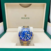 2022 ROLEX SUBMARINER BLUESY TWO TONED 41MM 126613LB FULL STICKERED - WatchCraze.com.au