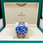 2022 ROLEX SUBMARINER BLUESY TWO TONED 41MM 126613LB FULL STICKERED - WatchCraze.com.au