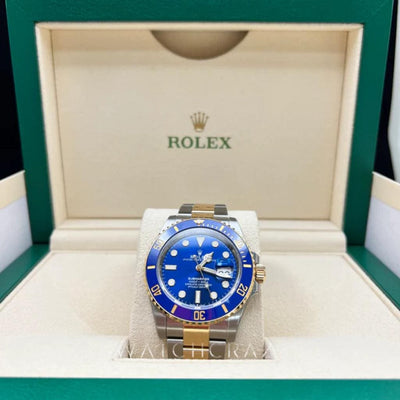 2022 ROLEX SUBMARINER BLUESY TWO TONED 41MM 126613LB FULL STICKERED - WatchCraze.com.au