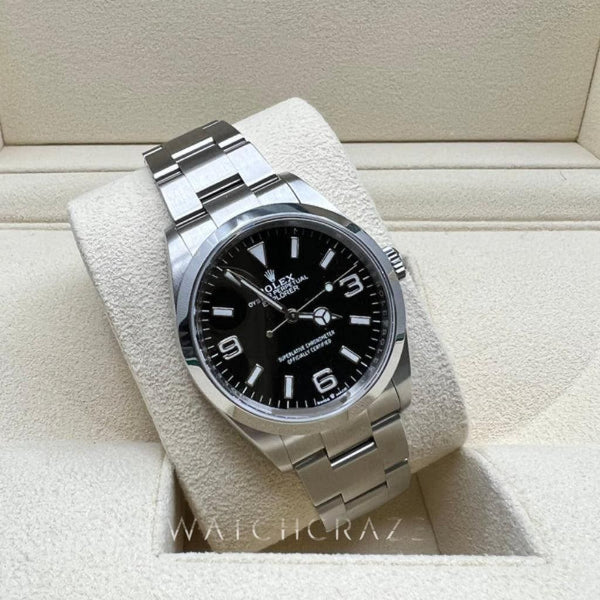 2021 ROLEX EXPLORER 36MM BLACK DIAL 124270 - WatchCraze.com.au