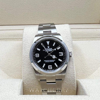 2021 ROLEX EXPLORER 36MM BLACK DIAL 124270 - WatchCraze.com.au