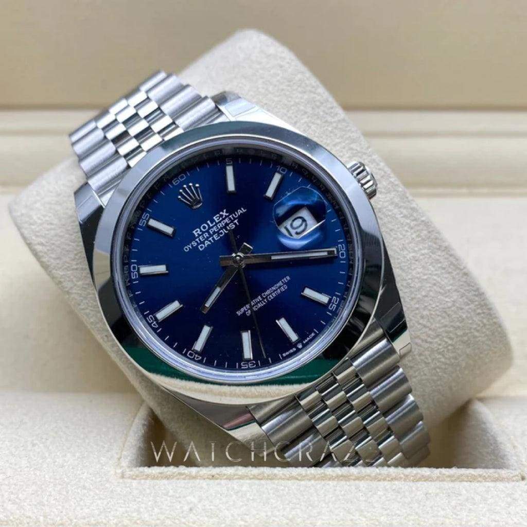 2022 ROLEX DATEJUST 41MM BLUE DIAL JUBILEE 126300