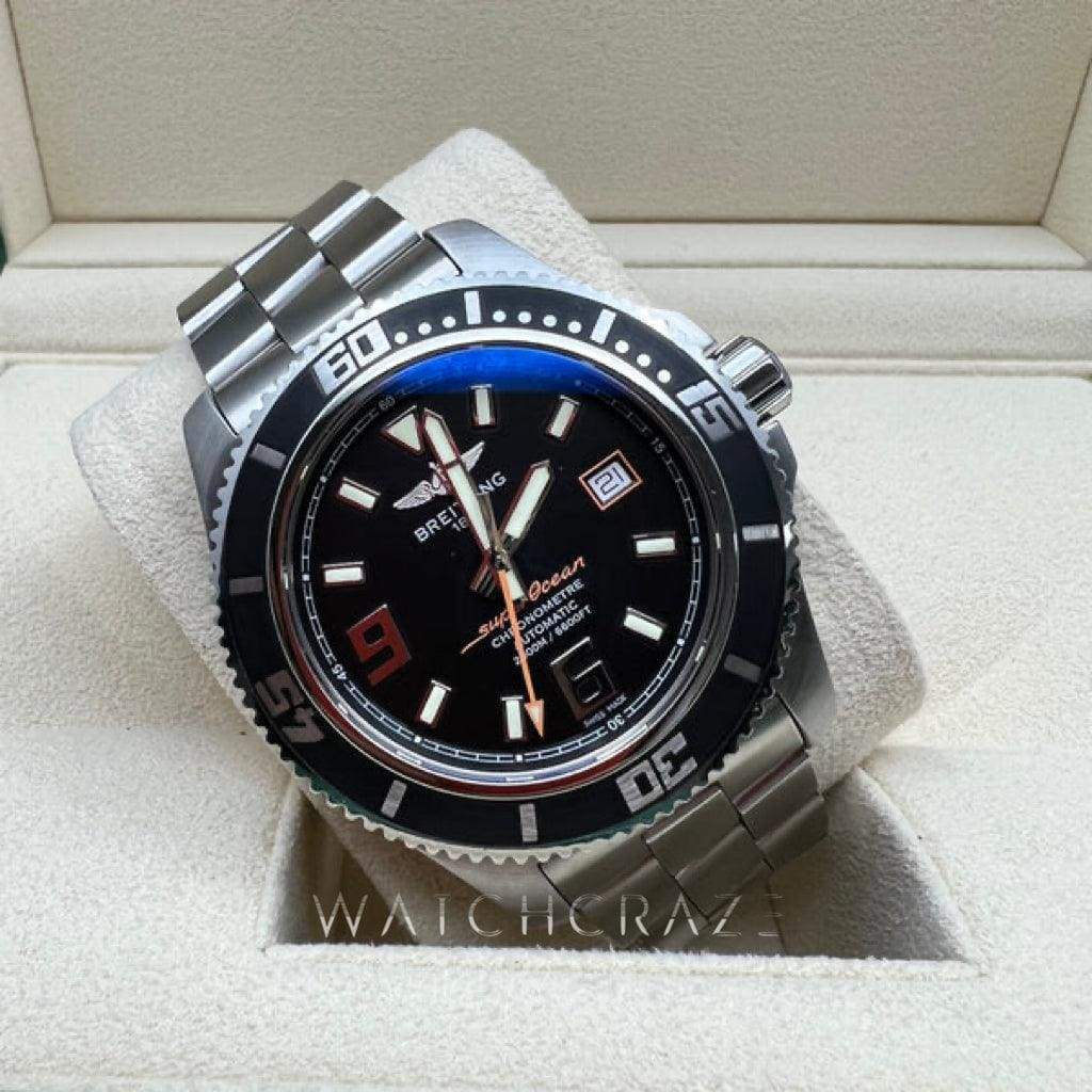 2011 BREITLING SUPEROCEAN 44MM BLACK DIAL A1739102