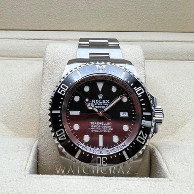 2019 ROLEX DEEPSEA BLACK DIAL 126660 - WatchCraze.com.au