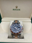 2022 ROLEX GMT MASTER II ROOTBEER ROLESOR EVEROSE & OYSTERSTEEL 40MM 126711CHNR - WatchCraze.com.au