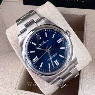 ROLEX OYSTER PERPETUAL 41MM 124300 BLUE - WatchCraze.com.au