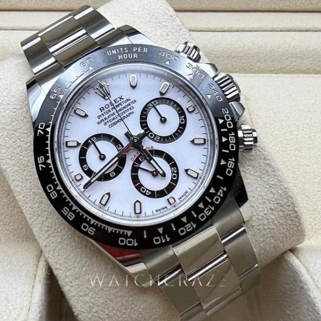 2022 ROLEX COSMOGRAPH DAYTONA ‘PANDA’ WHITE DIAL 116500LN 40MM