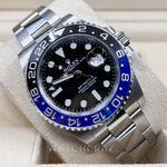 2021 ROLEX GMT MASTER II BATMAN 40MM 126710BLNR - WatchCraze.com.au
