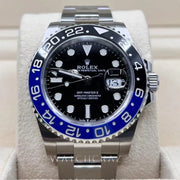 2021 ROLEX GMT MASTER II BATMAN 40MM 126710BLNR - WatchCraze.com.au