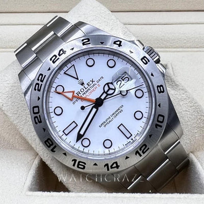 2021 ROLEX EXPLORER II POLAR 42MM 226570 - WatchCraze.com.au