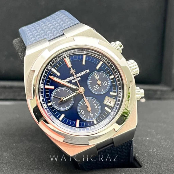 2019 VACHERON CONSTANTIN OVERSEAS 42.5MM CHRONOGRAPH BLUE 5500V - WatchCraze.com.au