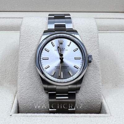 2022 ROLEX OYSTER PERPETUAL 31MM SILVER DIAL 277200 - WatchCraze.com.au