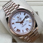 2021 ROLEX DAYDATE EVEROSE WHITE DIAL 40MM 228235 - WatchCraze.com.au