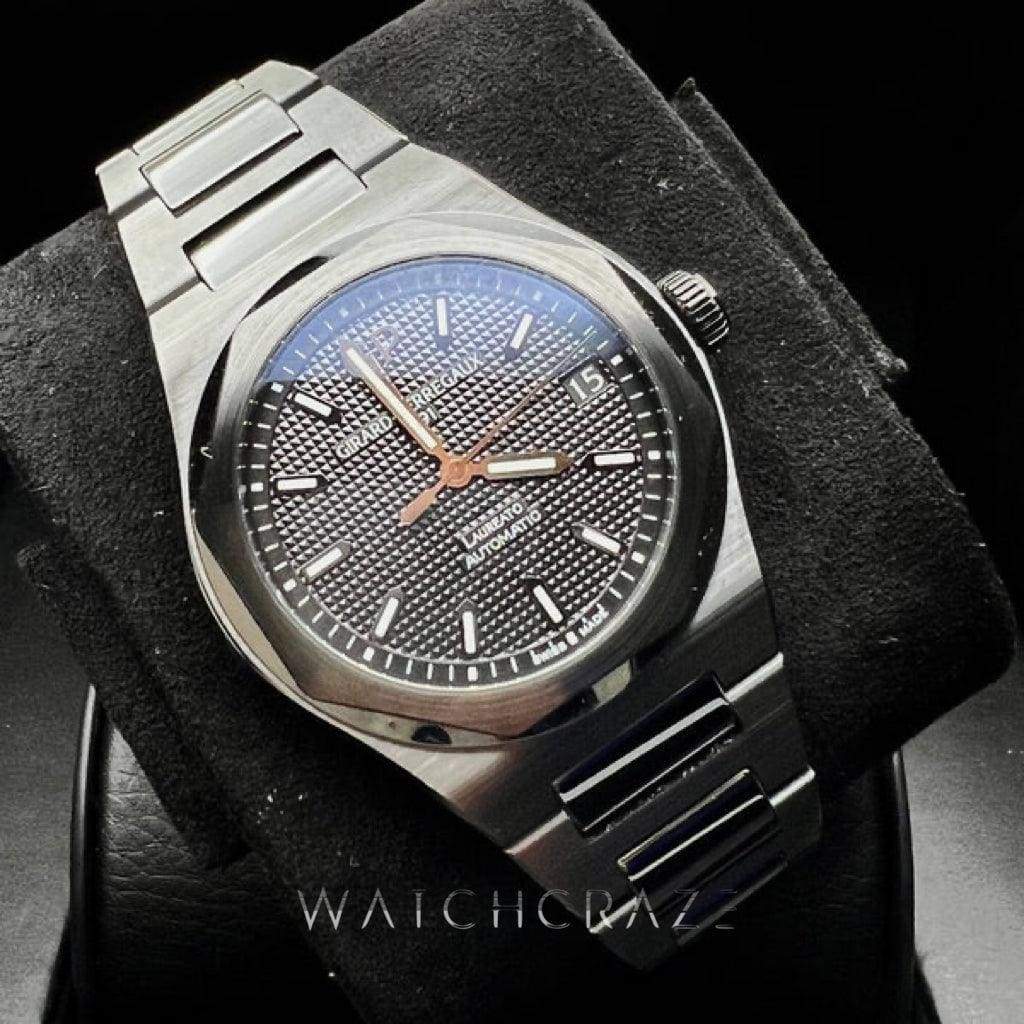 2021 GIRARD PERREGAUX LAUREATO 42MM 81010-32-631-32A BLACK CERAMIC